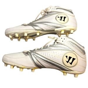 Warrior 14 Second Degree 3.0 Lacrosse Cleats Men's Tennis Shoe White Sneaker